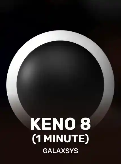 Keno 8 (1 Minute) game tile